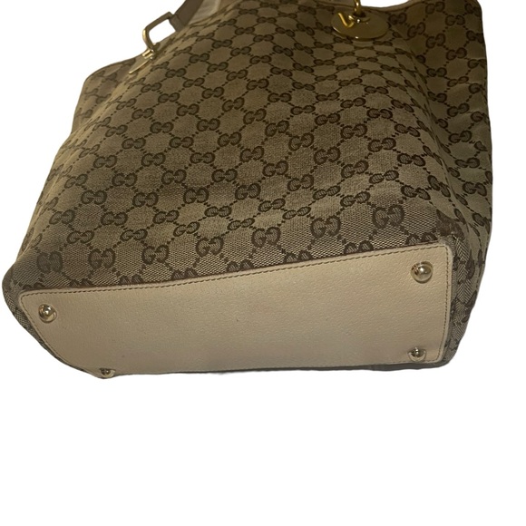 Gucci Large GG Canvas Eclipse Tote. ALL ITEMS SHIP FREE! - Picture 4 of 6